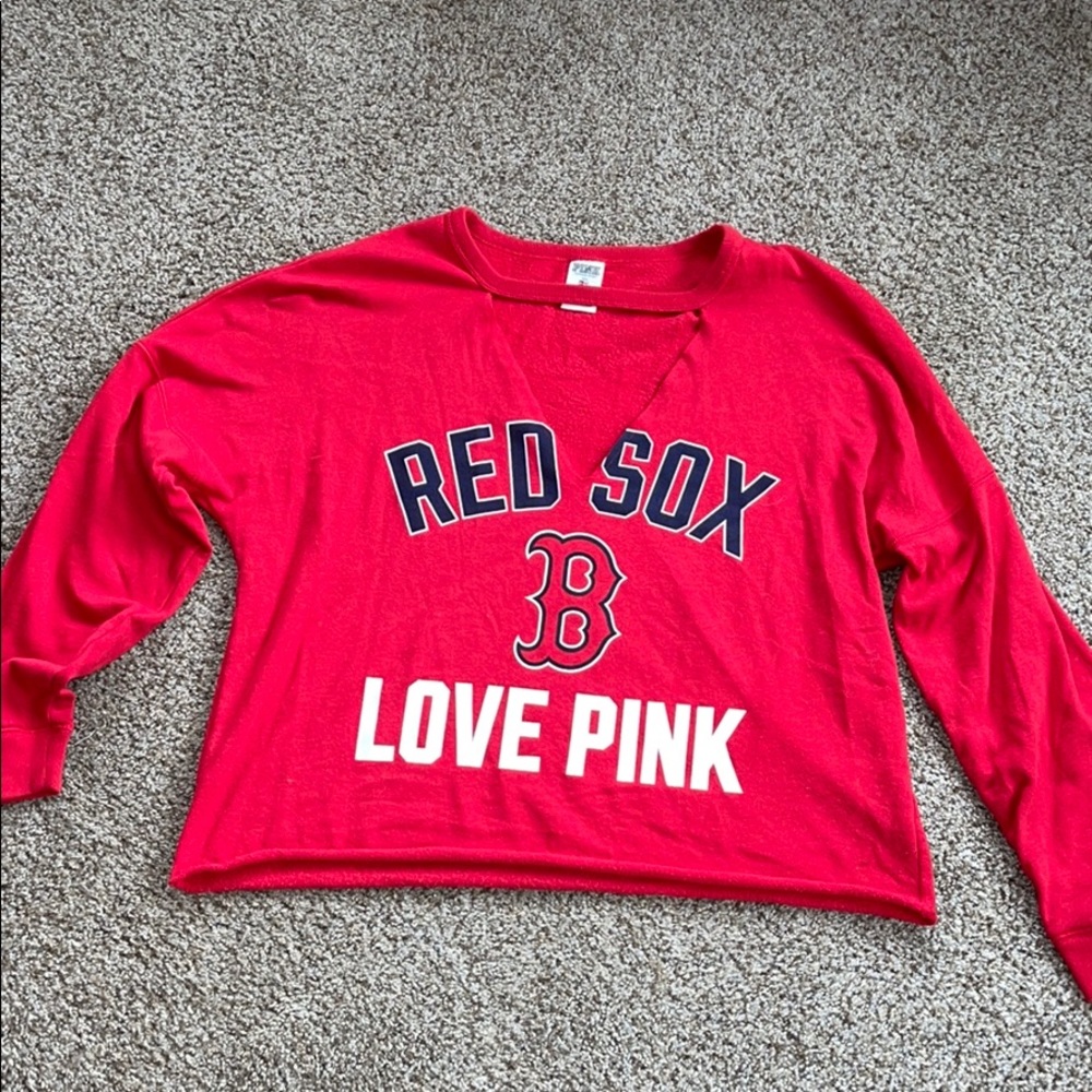Cropped Boston Red Sox VS sweatshirt
